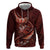 Personalised All Red New Zealand Darts Hoodie Aoteroa Fern Maori Galaxy Style