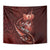 Personalised All Red New Zealand Darts Tapestry Aoteroa Fern Maori Galaxy Style