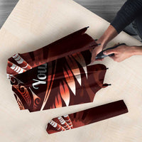 Personalised All Red New Zealand Darts Umbrella Aoteroa Fern Maori Galaxy Style - Polynesian Pride