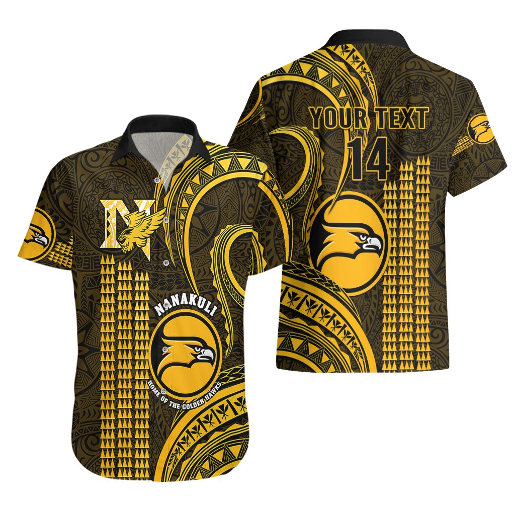 Personalised Hawaii Nanakuli High And Intermediate School Hawaiian Shirt Polynesian Kakau Pattern LT14 - Polynesian Pride