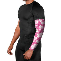 Pink Bula Fiji Masi Hibiscus Seamless Arm Sleeves