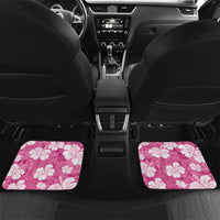 Pink Bula Fiji Masi Hibiscus Seamless Car Mats