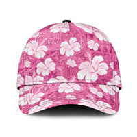 Pink Bula Fiji Masi Hibiscus Seamless Classic Cap