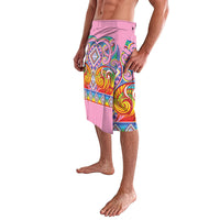 Rainbow Ngaru Taniko With Aotearoa Maori Tattoo Lavalava