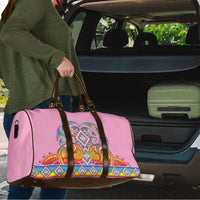 Rainbow Ngaru Taniko With Aotearoa Maori Tattoo Travel Bag