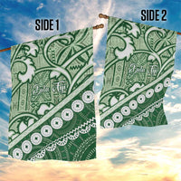 Green Bula Fiji Garden Flag Fijian Language Week Tapa Cloth - Pastel LT14 - Polynesian Pride