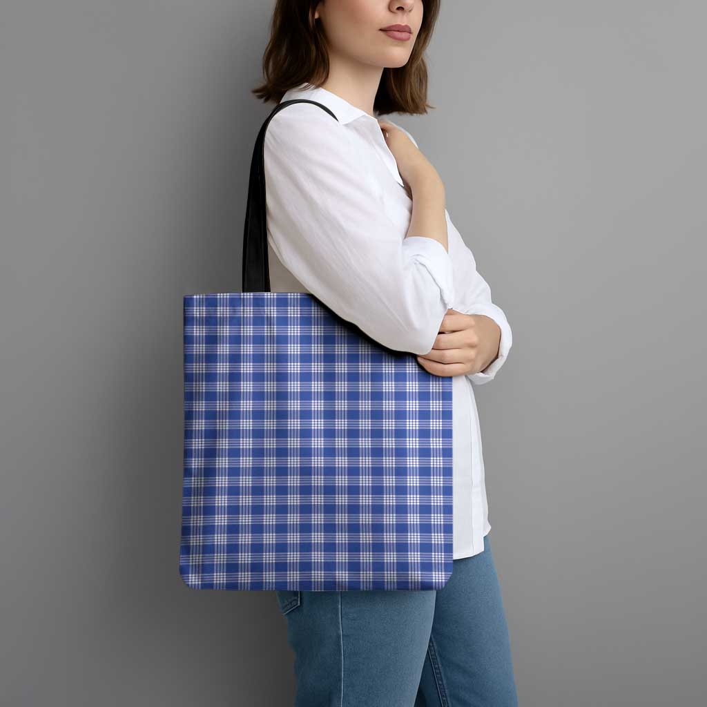 Royal Blue Japanese Palaka Pride Tote Bag - Polynesian Pride