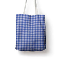 Royal Blue Japanese Palaka Pride Tote Bag - Polynesian Pride