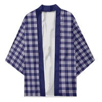 Navy Blue Japanese Palaka Pride Kimono - Polynesian Pride