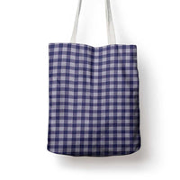 Navy Blue Japanese Palaka Pride Tote Bag - Polynesian Pride