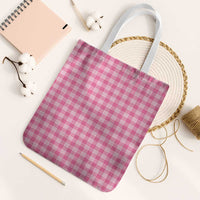 Pink Japanese Palaka Pride Tote Bag - Polynesian Pride