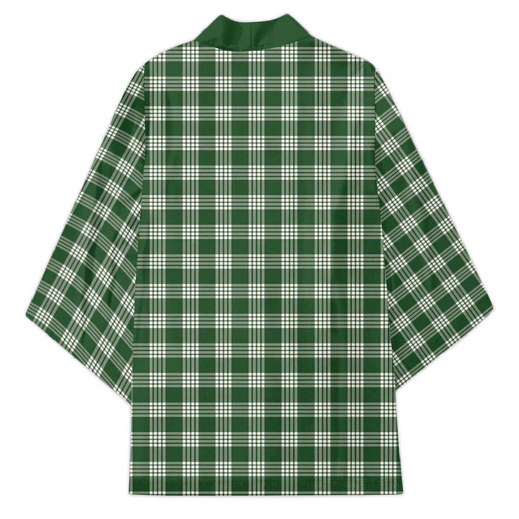 Hunter Green Japanese Palaka Pride Kimono - Polynesian Pride