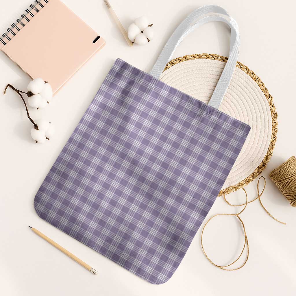 Lavender Japanese Palaka Pride Tote Bag - undefined