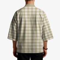 Khaki Japanese Palaka Pride Kimono - Polynesian Pride