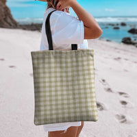 Khaki Japanese Palaka Pride Tote Bag - Polynesian Pride
