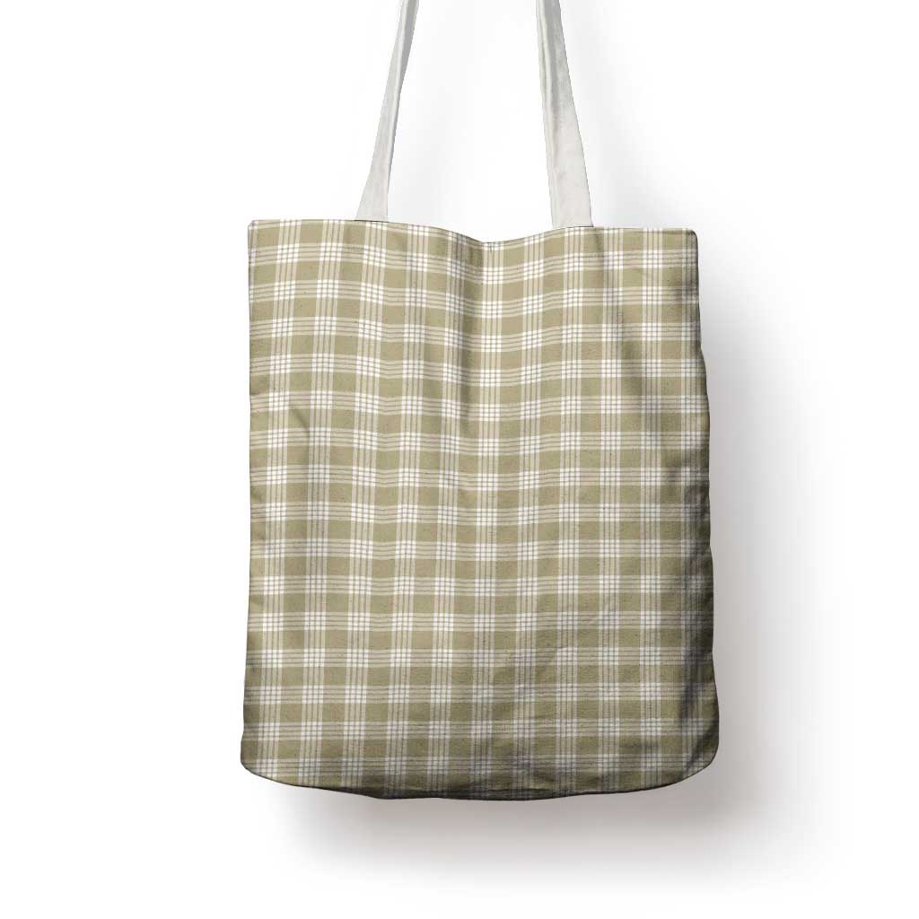 Khaki Japanese Palaka Pride Tote Bag - Polynesian Pride
