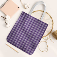 Purple Japanese Palaka Pride Tote Bag - Polynesian Pride