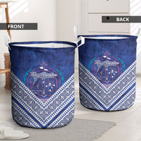 Toa Samoa Rugby Laundry Basket 40th Anniversary Samoan Siapo Pattern LT14 - Polynesian Pride