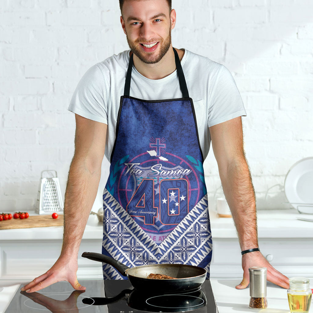 Toa Samoa Rugby Apron 40th Anniversary Samoan Siapo Pattern LT14 - Polynesian Pride
