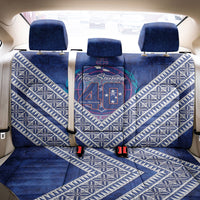 Toa Samoa Rugby Back Car Seat Cover 40th Anniversary Samoan Siapo Pattern LT14 - Polynesian Pride