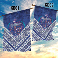 Toa Samoa Rugby Garden Flag 40th Anniversary Samoan Siapo Pattern LT14 - Polynesian Pride