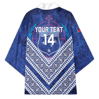 Toa Samoa Rugby Custom Kimono 40th Anniversary Samoan Siapo Pattern LT14 - Polynesian Pride