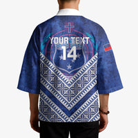 Toa Samoa Rugby Custom Kimono 40th Anniversary Samoan Siapo Pattern LT14 - Polynesian Pride