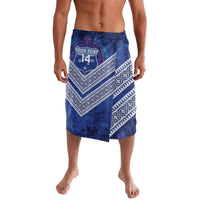 Toa Samoa Rugby Custom Lavalava 40th Anniversary Samoan Siapo Pattern LT14 Blue - Polynesian Pride