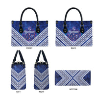 Toa Samoa Rugby Leather Bag 40th Anniversary Samoan Siapo Pattern LT14 - Polynesian Pride
