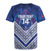 Toa Samoa Rugby Custom Rugby Jersey 40th Anniversary Samoan Siapo Pattern LT14 - Polynesian Pride