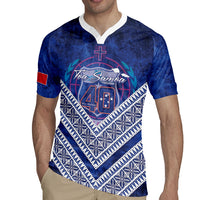 Toa Samoa Rugby Custom Rugby Jersey 40th Anniversary Samoan Siapo Pattern LT14 - Polynesian Pride