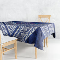 Toa Samoa Rugby Tablecloth 40th Anniversary Samoan Siapo Pattern LT14 - Polynesian Pride