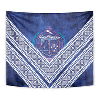 Toa Samoa Rugby Tapestry 40th Anniversary Samoan Siapo Pattern LT14 - Polynesian Pride