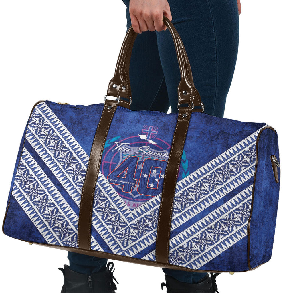 Toa Samoa Rugby Travel Bag 40th Anniversary Samoan Siapo Pattern LT14 - Polynesian Pride