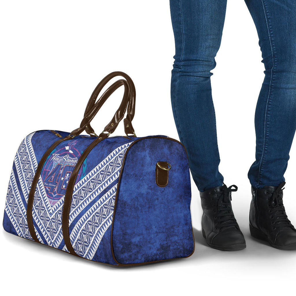 Toa Samoa Rugby Travel Bag 40th Anniversary Samoan Siapo Pattern LT14 - Polynesian Pride
