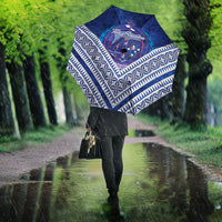 Toa Samoa Rugby Umbrella 40th Anniversary Samoan Siapo Pattern LT14 - Polynesian Pride
