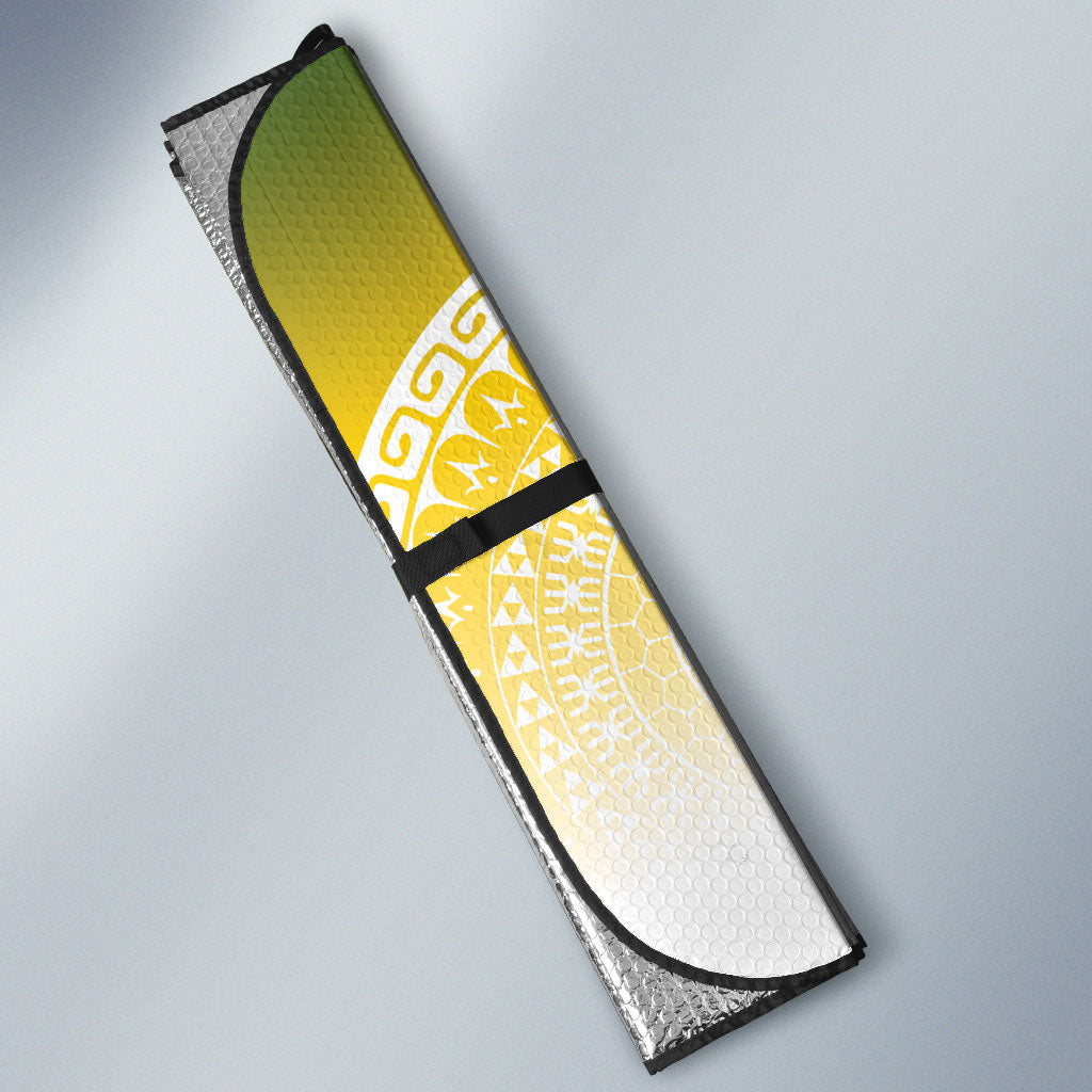 Cook Islands Rugby Auto Sun Shade Come On Kukis LT14 - Polynesian Pride