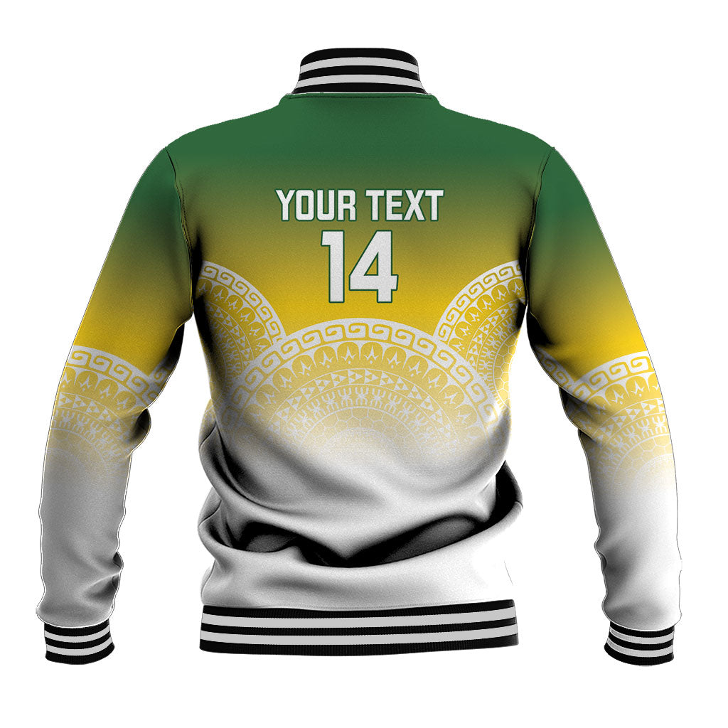 Cook Islands Rugby Custom Baseball Jacket Come On Kukis LT14 - Polynesian Pride