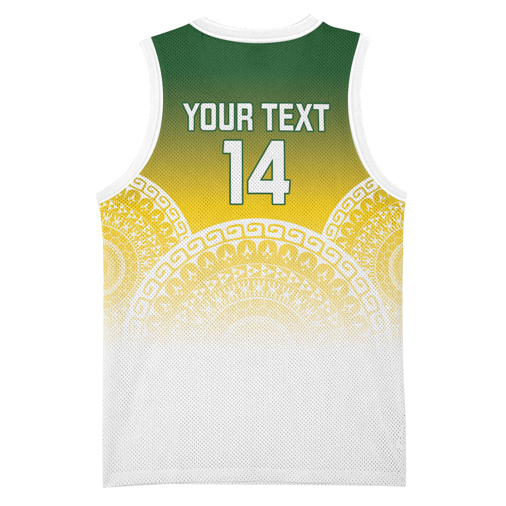 Cook Islands Rugby Custom Basketball Jersey Come On Kukis LT14 - Polynesian Pride