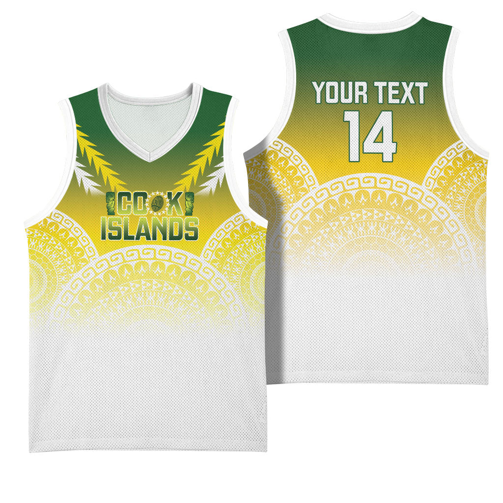 Cook Islands Rugby Custom Basketball Jersey Come On Kukis LT14 - Polynesian Pride