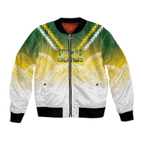 Cook Islands Rugby Custom Bomber Jacket Come On Kukis LT14 Unisex Multicolor - Polynesian Pride