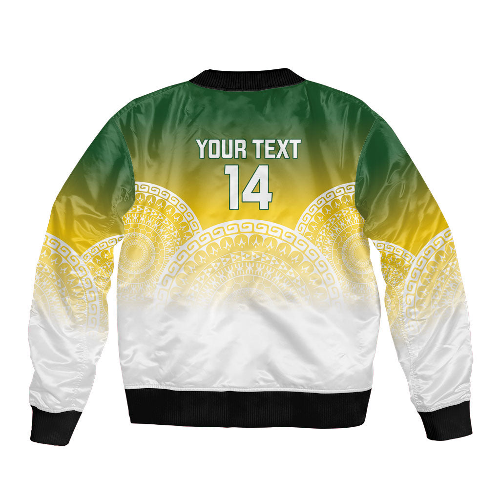 Cook Islands Rugby Custom Bomber Jacket Come On Kukis LT14 - Polynesian Pride