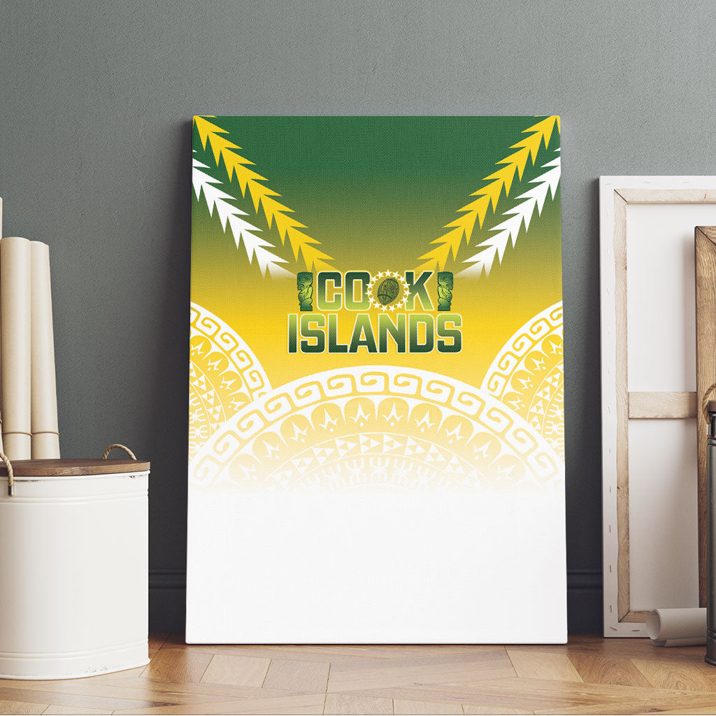 Cook Islands Rugby Canvas Wall Art Come On Kukis LT14 - Polynesian Pride