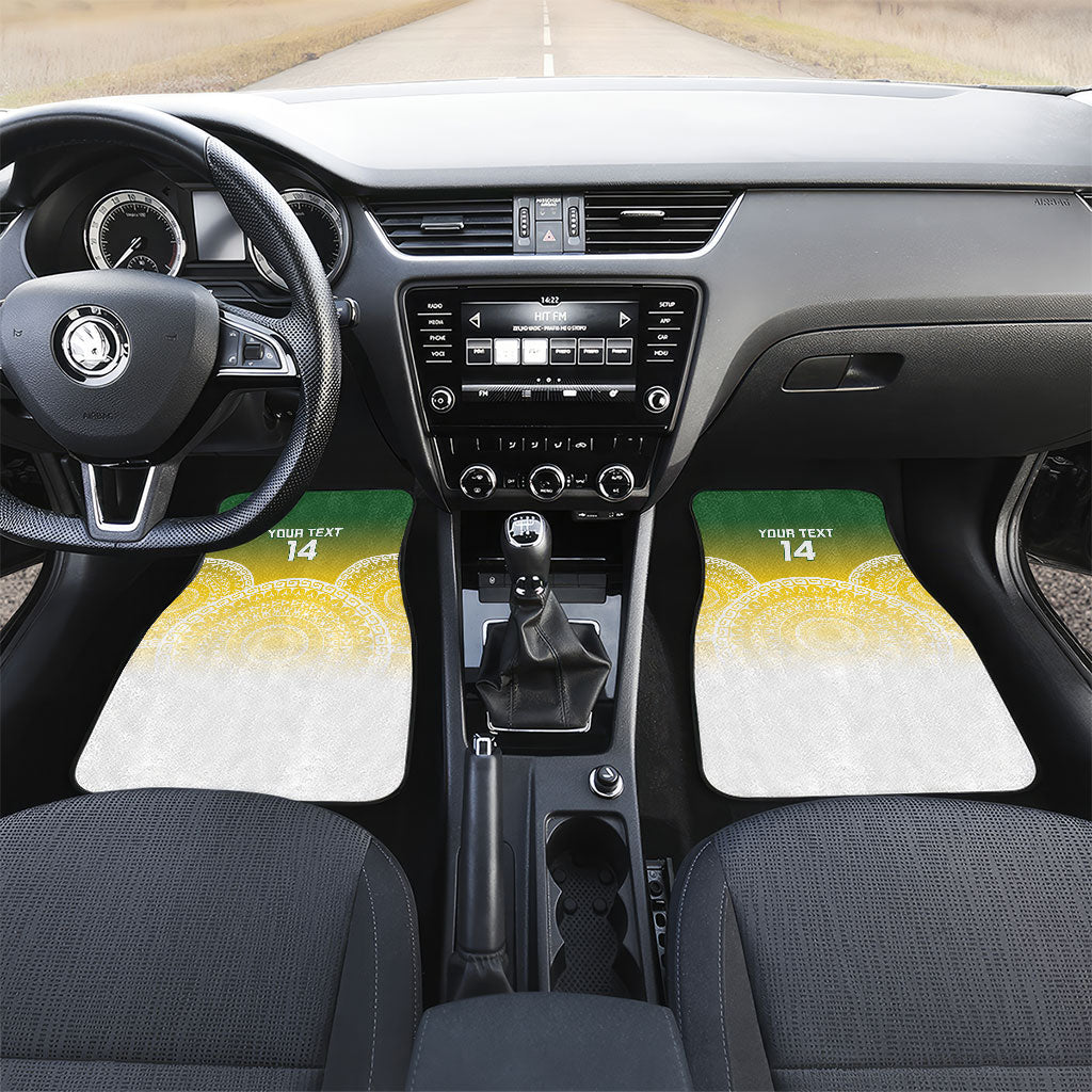 Cook Islands Rugby Custom Car Mats Come On Kukis LT14 Set 2pcs - Front Multicolor - Polynesian Pride