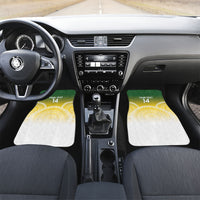 Cook Islands Rugby Custom Car Mats Come On Kukis LT14 Set 2pcs - Front Multicolor - Polynesian Pride