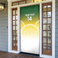 Cook Islands Rugby Custom Door Cover Come On Kukis LT14 - Polynesian Pride