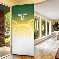 Cook Islands Rugby Custom Door Cover Come On Kukis LT14 - Polynesian Pride