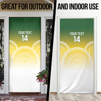 Cook Islands Rugby Custom Door Cover Come On Kukis LT14 - Polynesian Pride