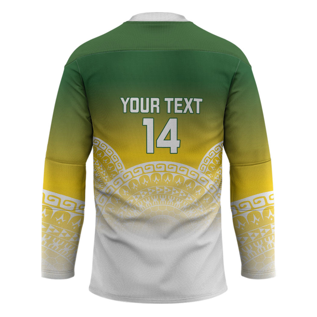 Cook Islands Rugby Custom Hockey Jersey Come On Kukis LT14 - Polynesian Pride
