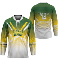 Cook Islands Rugby Custom Hockey Jersey Come On Kukis LT14 - Polynesian Pride